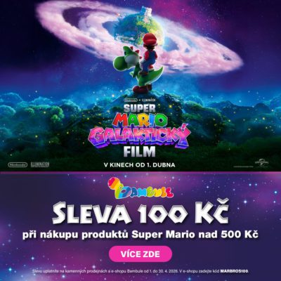 obrázek obsahuje: Akce Super Mario