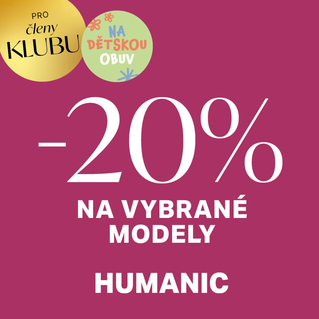-20&nbsp;% na vybrané modely dětské obuvi
