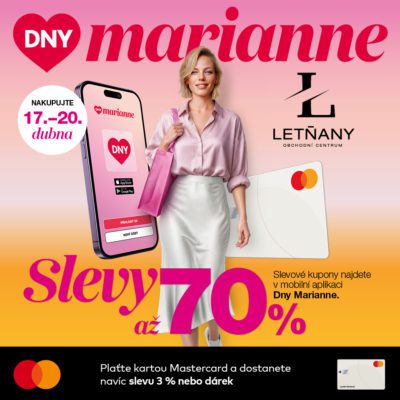 obrázek obsahuje: Dny Marianne 17.-20. dubna