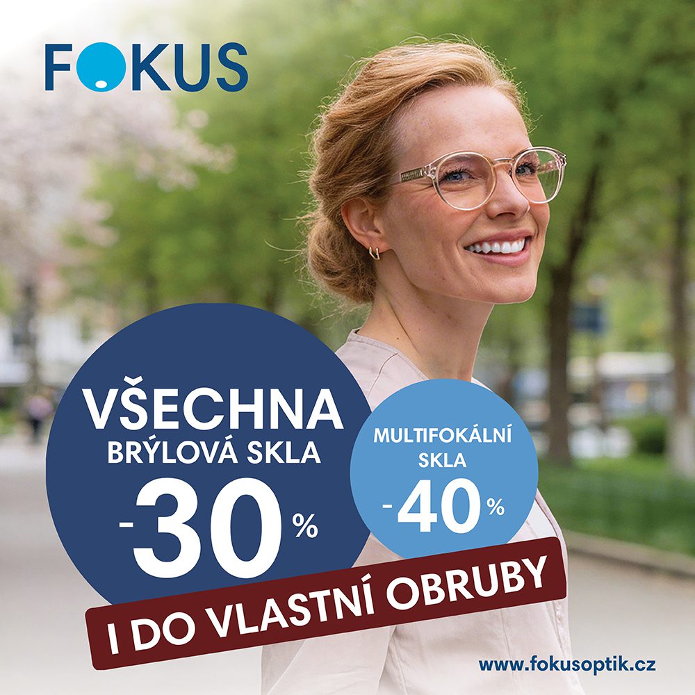 Sleva na všechna brýlová skla