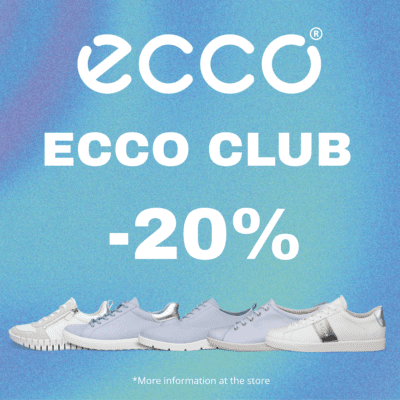 obrázek obsahuje: ECCO CLUB: 20% SLEVA POUZE PRO ČLENY