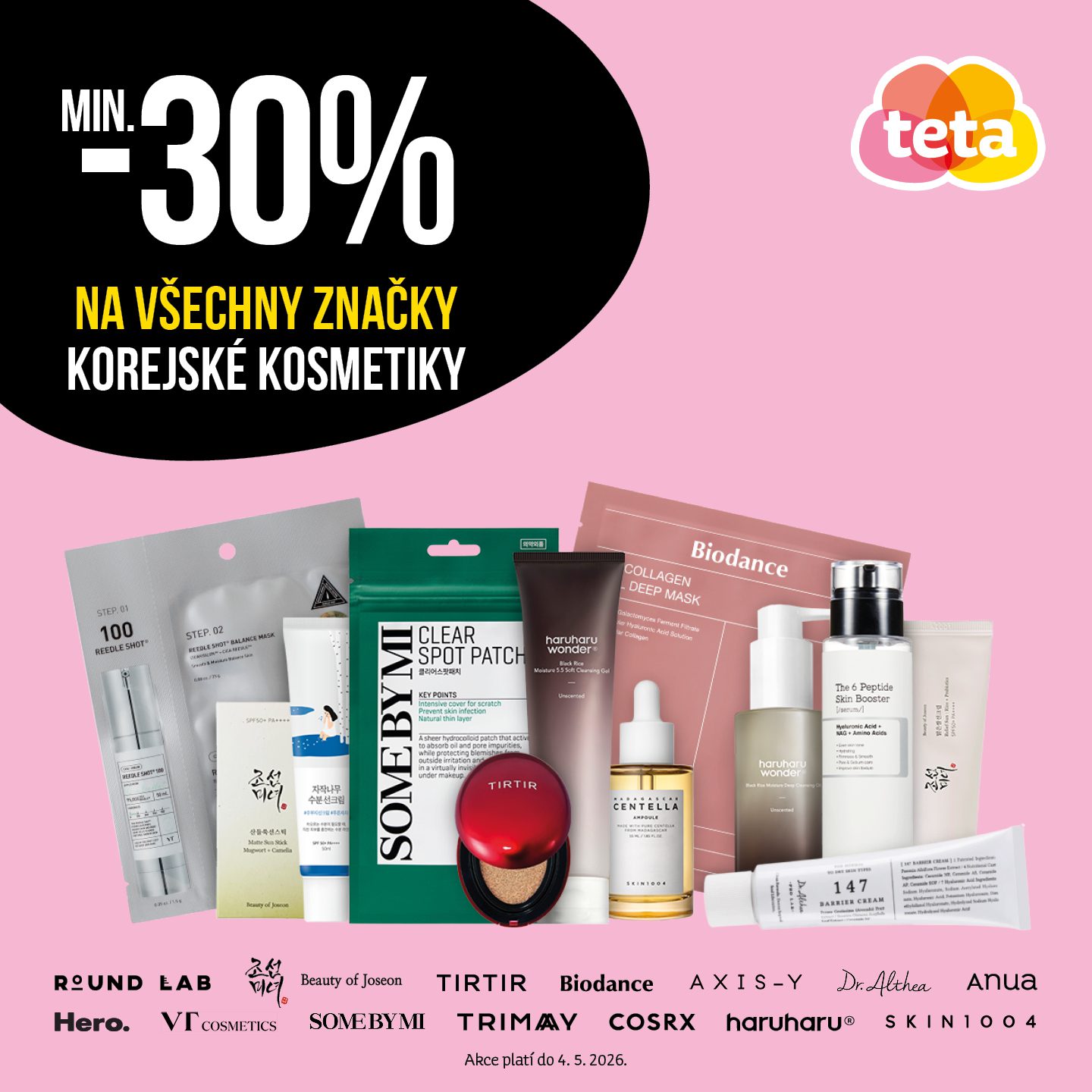Sleva min. 30&nbsp;% na všechny značky korejské kosmetiky