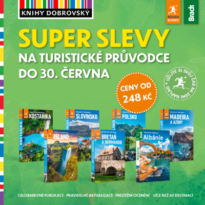 obrázek obsahuje: Vydejte se na cesty. Průvodce od 248 Kč
