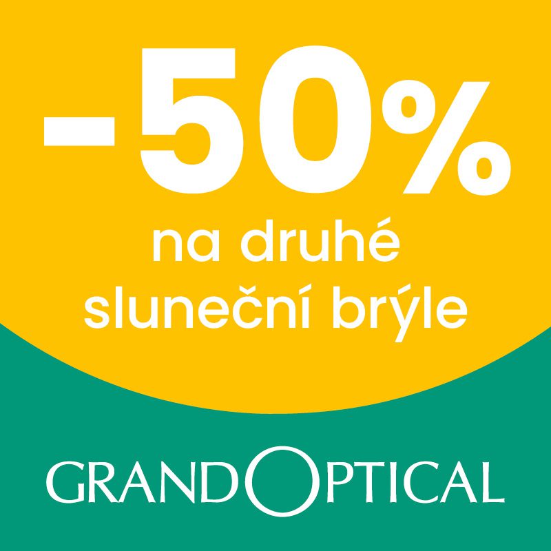 Sleva 50&nbsp;% na druhé sluneční brýle v&nbsp;GrandOptical