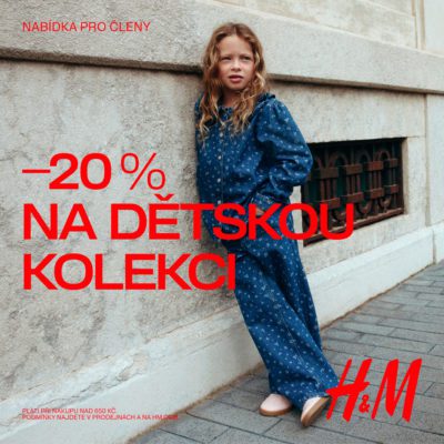 obrázek obsahuje: Oživte šatník svých dětí v H&M se slevou 20 % na celou dětskou kolekci! #HMKids