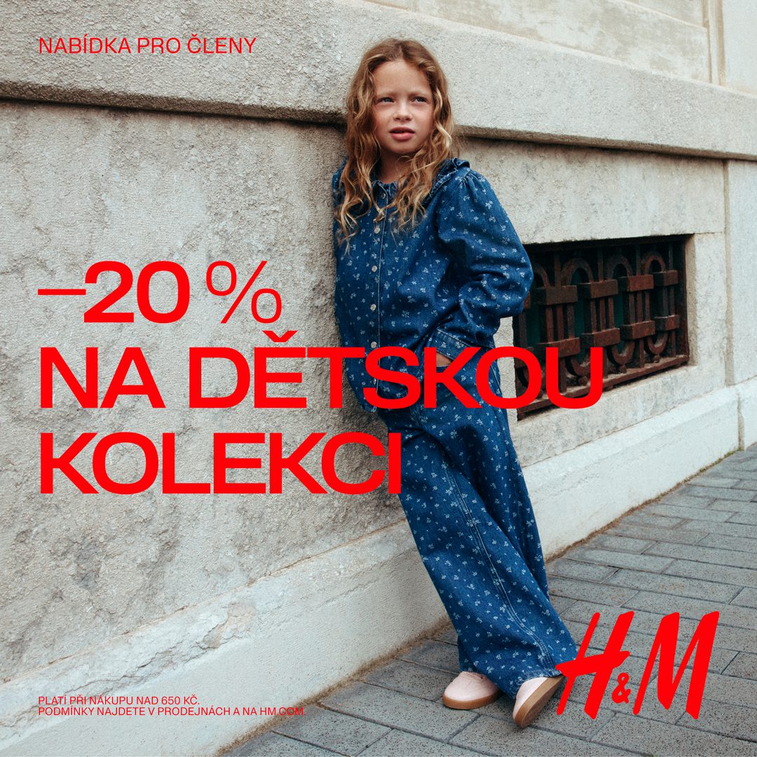 Oživte šatník svých dětí v&nbsp;H&M se slevou 20&nbsp;% na celou dětskou kolekci! #HMKids