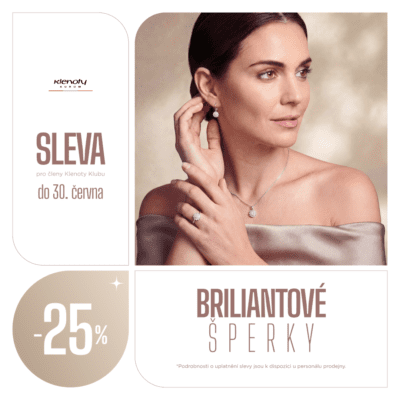 obrázek obsahuje: Sleva na brilianty stále pokračuje!