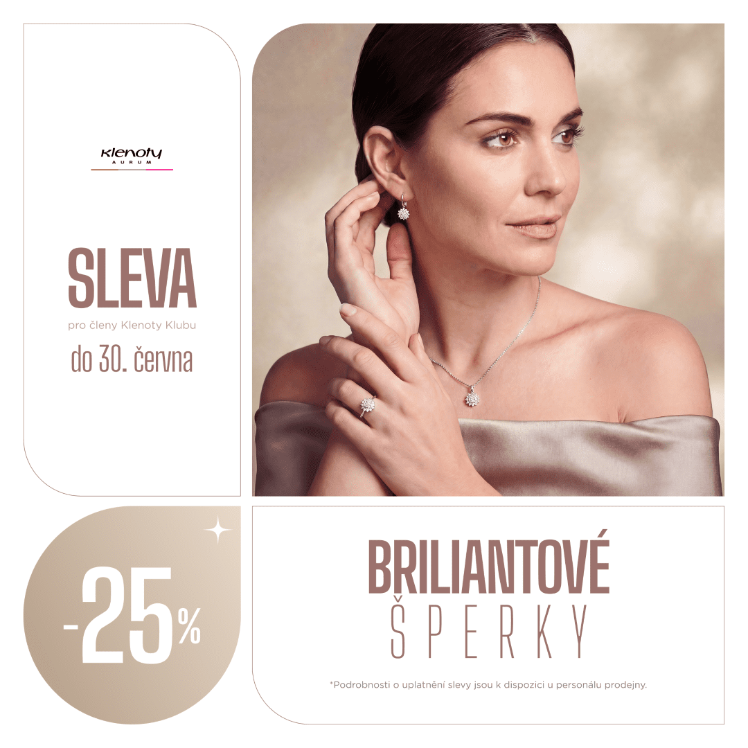 Sleva na brilianty stále pokračuje!