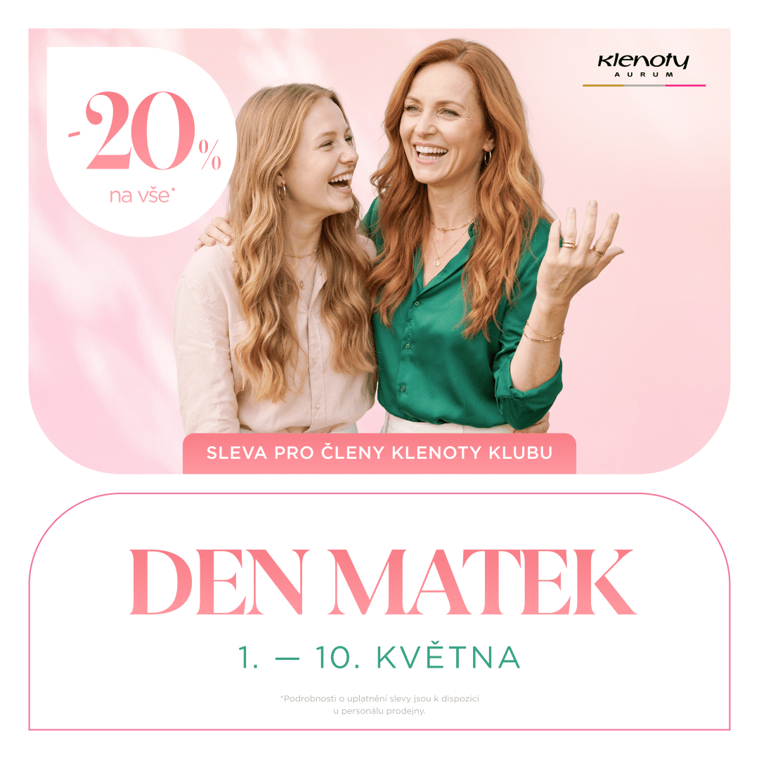 Oslavte Den matek v&nbsp;Klenotech Aurum  ✨