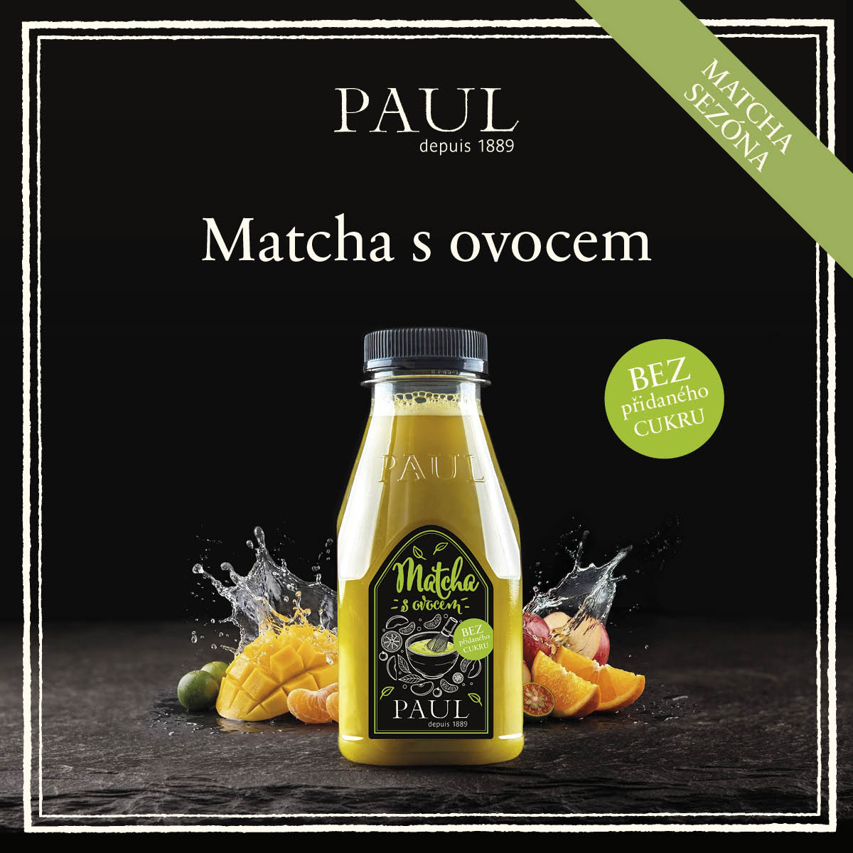 Matcha limonáda s&nbsp;ovocem