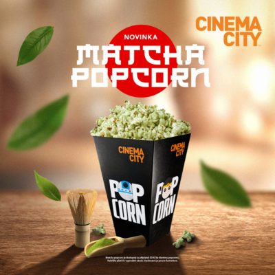 obrázek obsahuje: Matcha popcorn