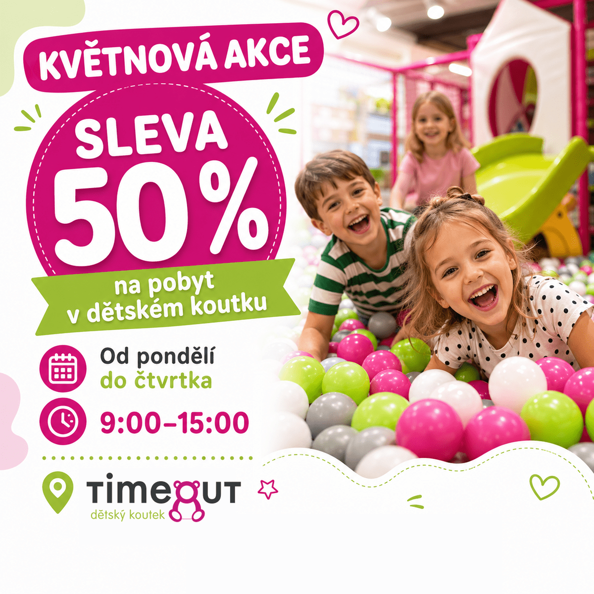 Květnová 50% sleva