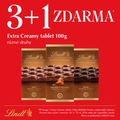 obrázek obsahuje: Extra Creamy tablet 3+1 zdarma*