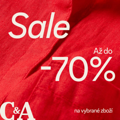 obrázek obsahuje: Sale až do -70 %