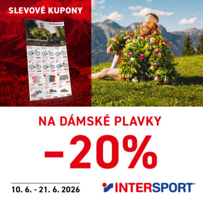 obrázek obsahuje: Slevové kupony Intersport právě v platnosti!