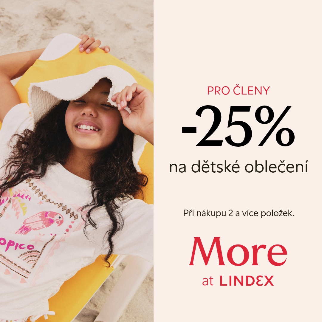 25% sleva na dětské oblečení