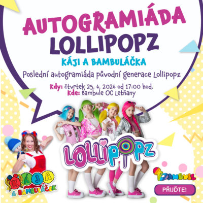 obrázek obsahuje: Lollipopz v Bambuli