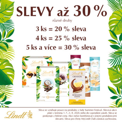 obrázek obsahuje: Sleva až 30 % na řadu Summer Festival