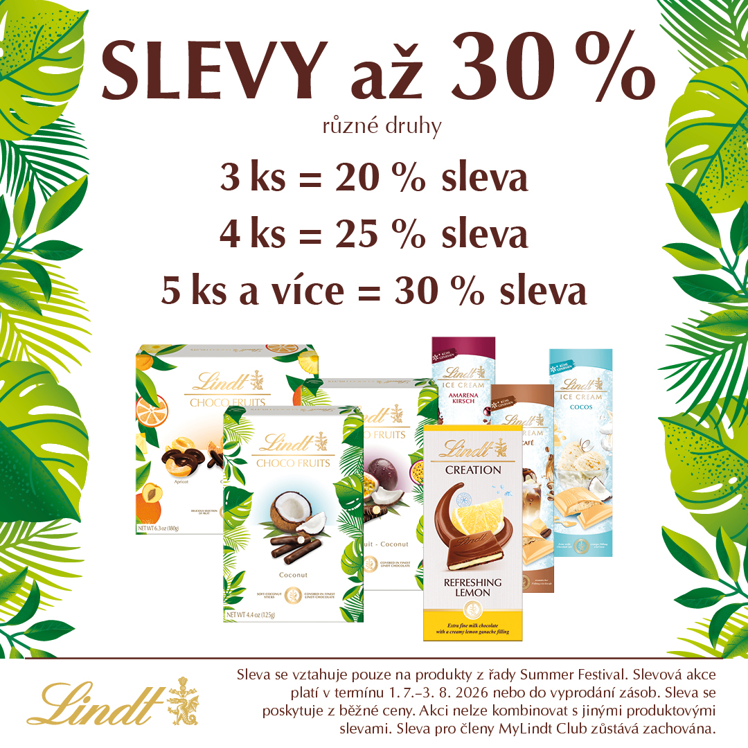 Sleva až 30 % na řadu Summer Festival