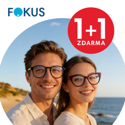 obrázek obsahuje: 1+1 na dioptrické brýle