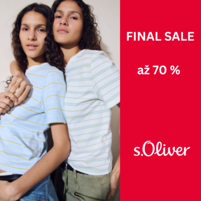obrázek obsahuje: Final sale s.Oliver -  až 70 % na vybrané zboží