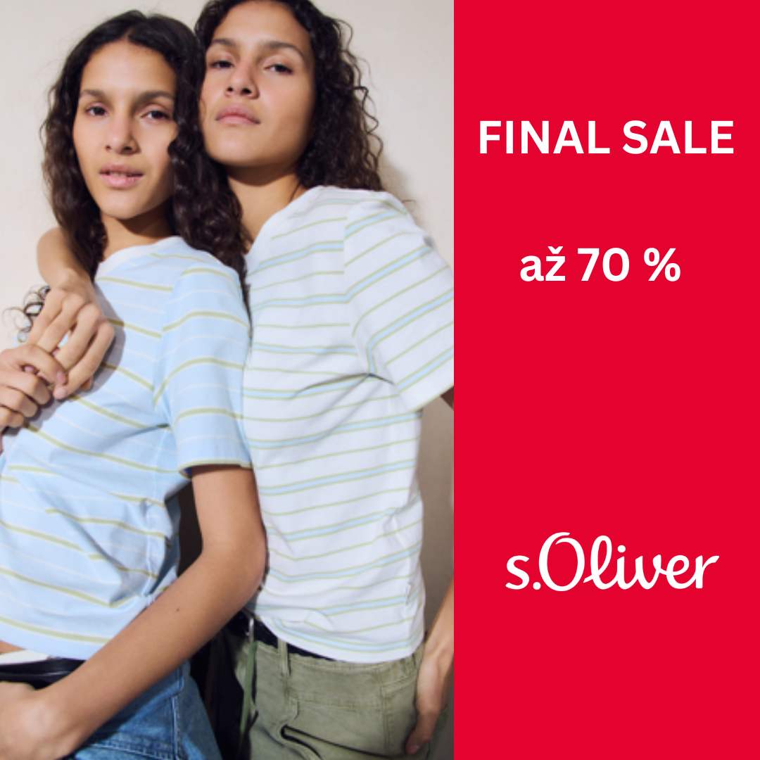 Final sale s.Oliver –  až 70&nbsp;% na vybrané zboží