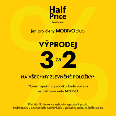 obrázek obsahuje: VÝPRODEJ V HALFPRICE SE PRÁVĚ ZAČAL!