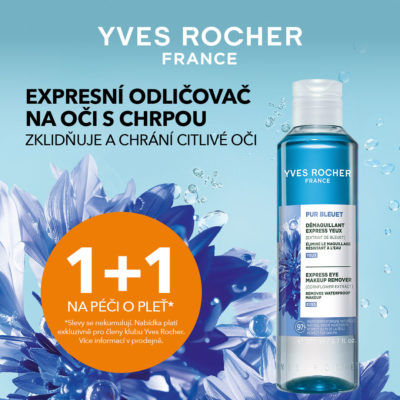obrázek obsahuje: 1+1 zdarma na péči o pleť od rostlinné kosmetiky Yves Rocher