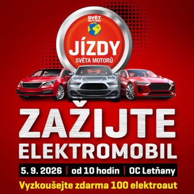 obrázek obsahuje: Jízdy Světa motorů – zažijte elektromobil! 🚗⚡