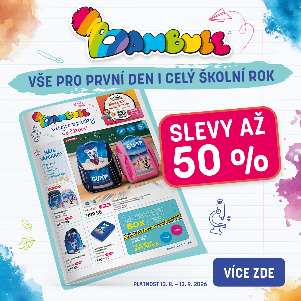🎒 Zpátky do školy se slevami až 50&nbsp;%! ✏️📚
