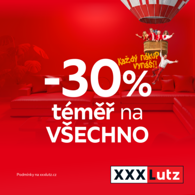 obrázek obsahuje: -30 % téměř na všechno