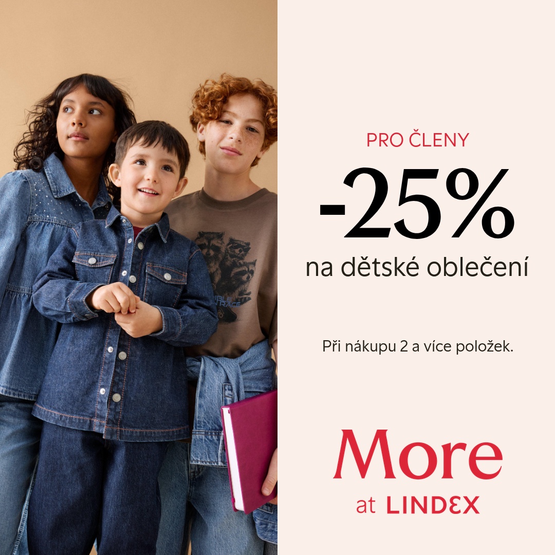 25% sleva na dětské oblečení