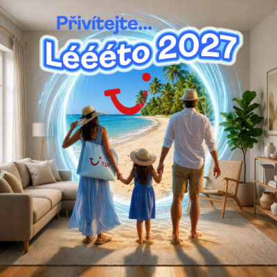 obrázek obsahuje: 🌴 Cestovní kancelář TUI zahájila prodej Léta 2027! ☀️