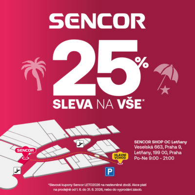 obrázek obsahuje: 🔥 25 % DOLŮ NA VŠE! 🔥