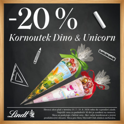 obrázek obsahuje: Kornoutek Dino & Unicorn se slevou 20 %