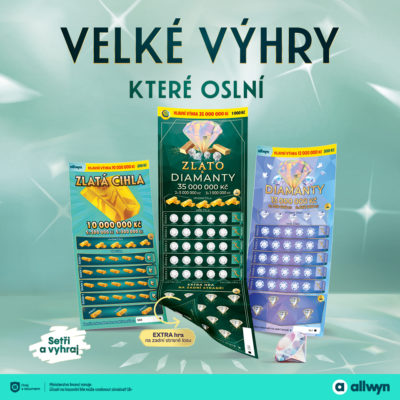 obrázek obsahuje: Velké výhry, které oslní…
