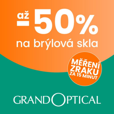 obrázek obsahuje: Sleva až 50 % na multifokální brýle v GrandOptical!