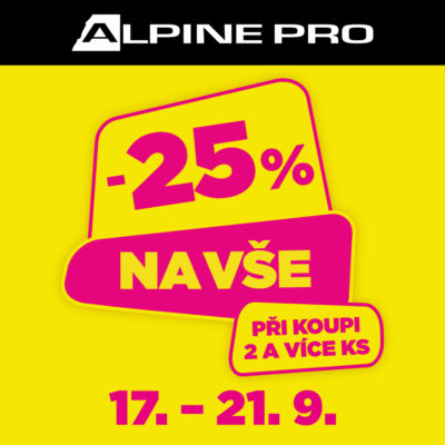 obrázek obsahuje: Sleva 25 % v ALPINE PRO při koupi 2 a více kusů
