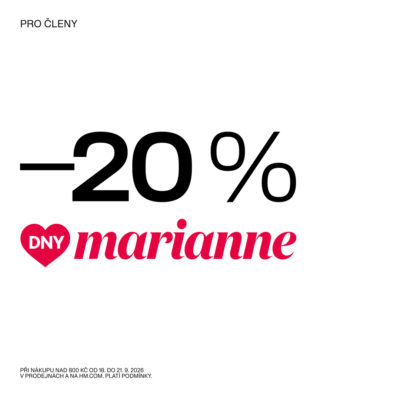 obrázek obsahuje: Dny Marianne v H&M!
