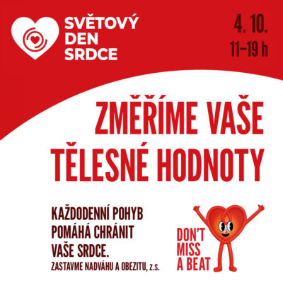 obrázek obsahuje: Světový den srdce v OC Letňany❤️