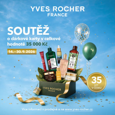 obrázek obsahuje: Soutěž o dárkové poukazy na rostlinnou kosmetiku Yves Rocher v hodnotě 35 000 Kč!