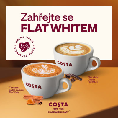 obrázek obsahuje: Podzimní flat white duo