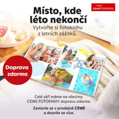 obrázek obsahuje: Doprava zdarma na všechny CEWE FOTOKNIHY