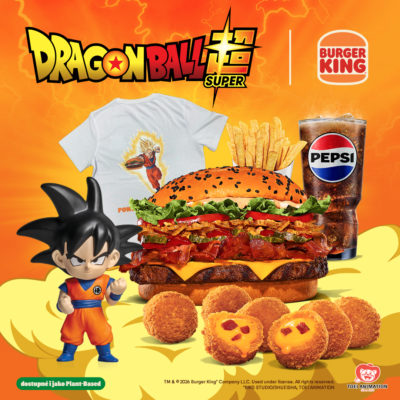 obrázek obsahuje: Dragon Ball v Burger Kingu!