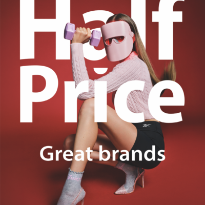 obrázek obsahuje: V HalfPrice podzim znamená jen jedno: čas na další lov!