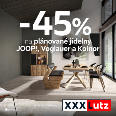 obrázek obsahuje: 45 % na plánované jídelny JOOP!, Voglauer a Koinor