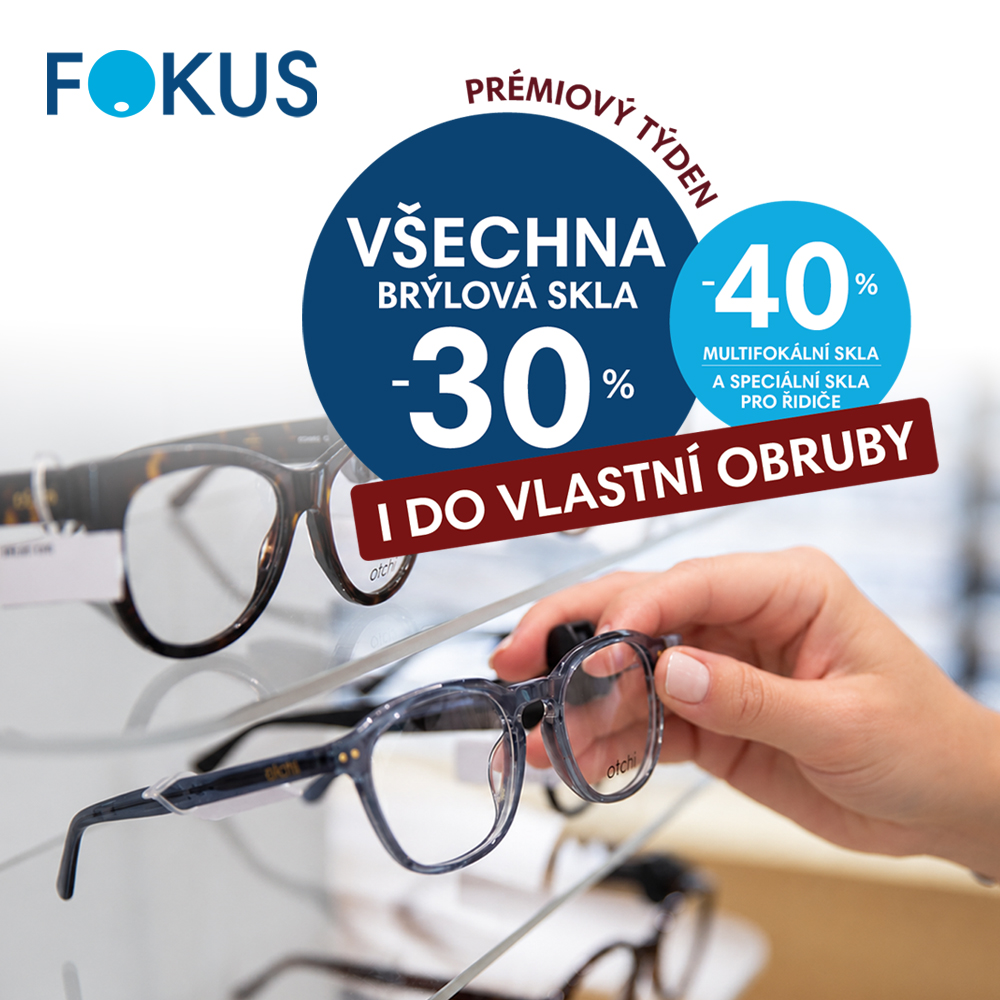 Prémiový týden na všechna brýlová skla