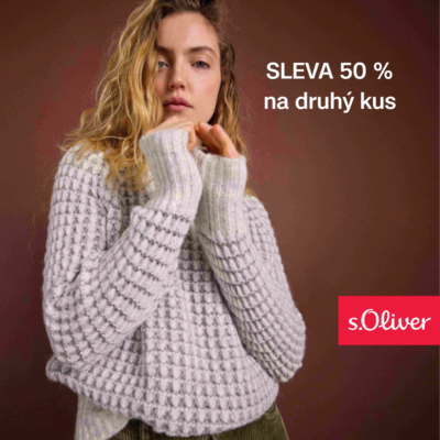 obrázek obsahuje: Sleva 50 % na druhý kus