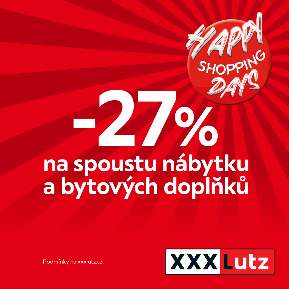 -27&nbsp;% na spoustu nábytku a&nbsp;bytových doplňků
