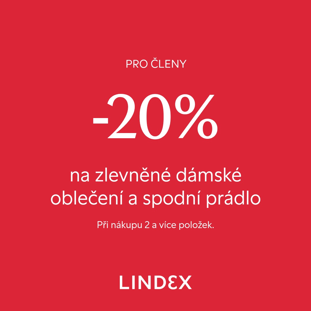 20% sleva na zlevněné dámské oblečení a spodní prádlo